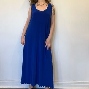 Sleeveless Royal Blue Maxi Dress - Effortless Everyday Style